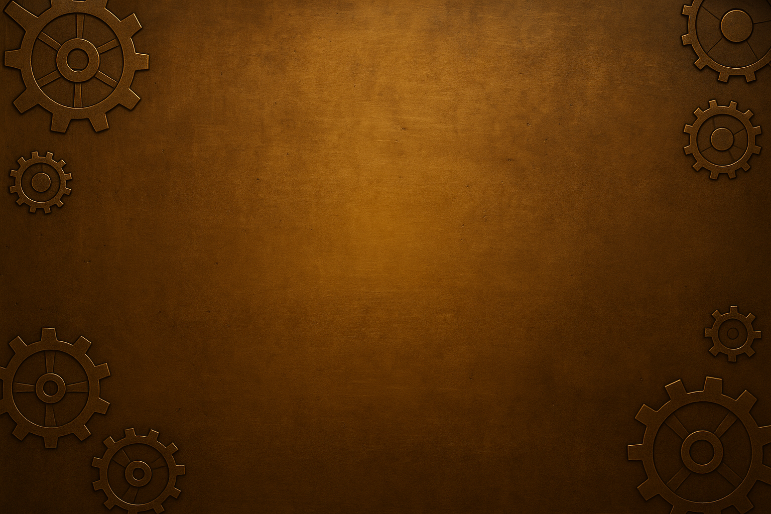 Brown textured background with gears