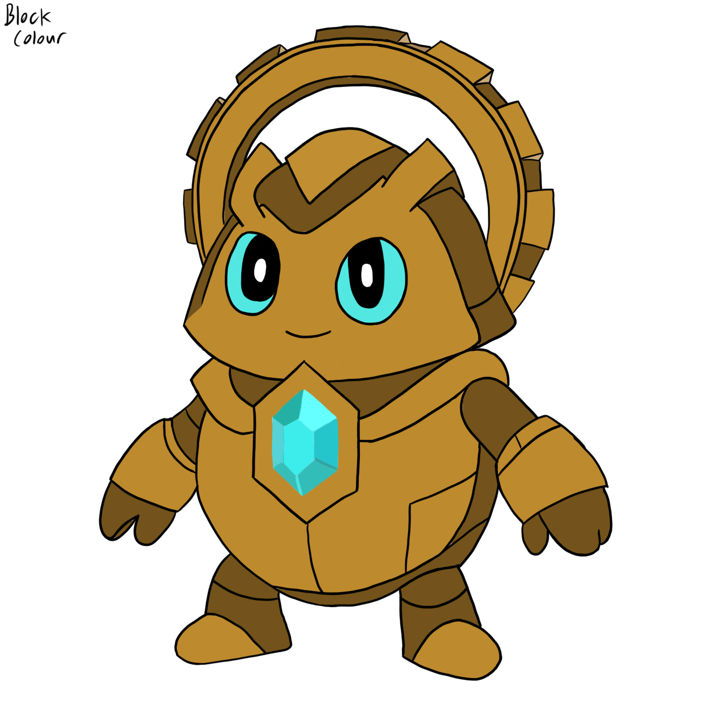 Gearling block colour art