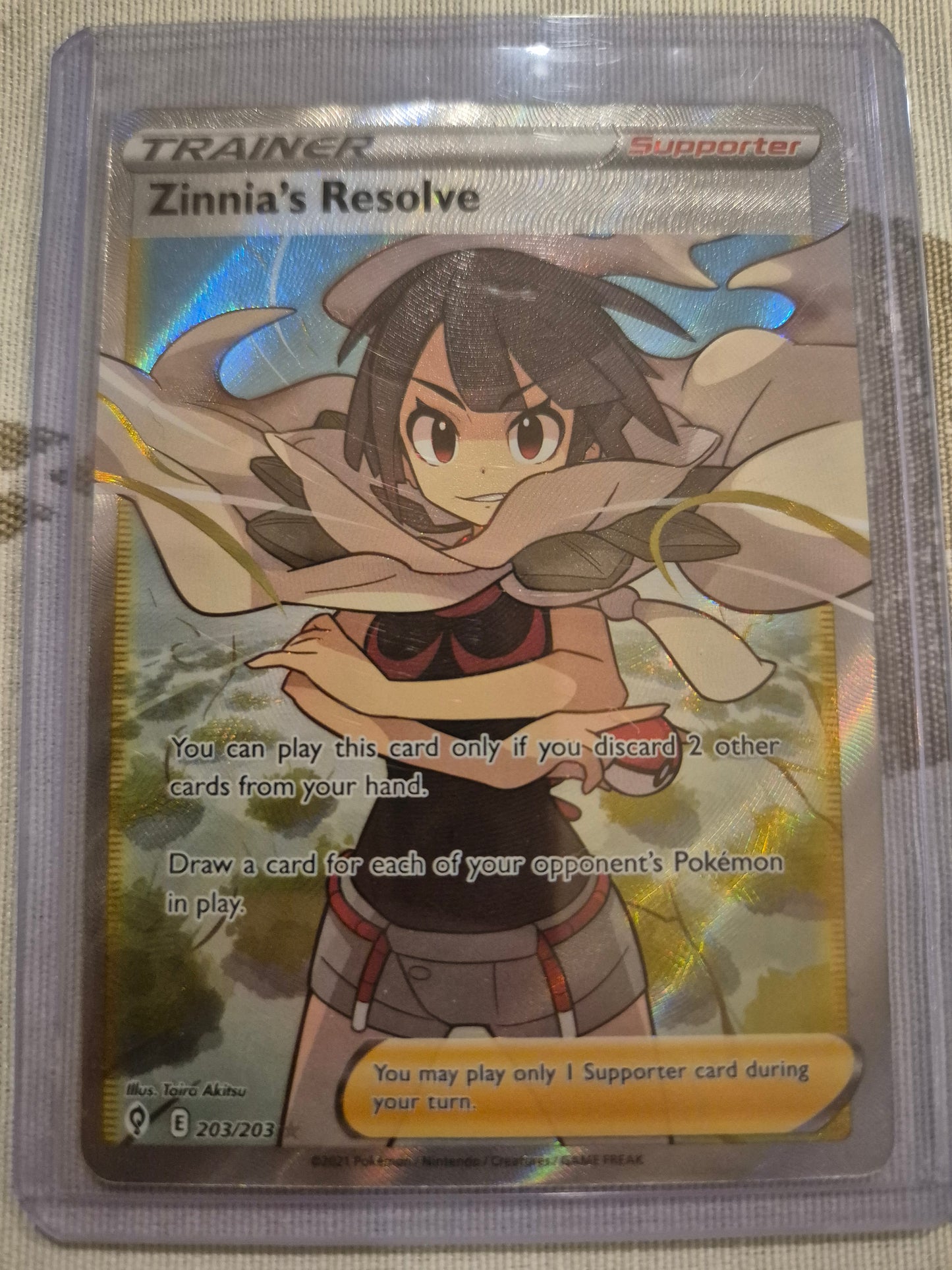 Zinnia's Resolve - 203/203 - Evolving Skies