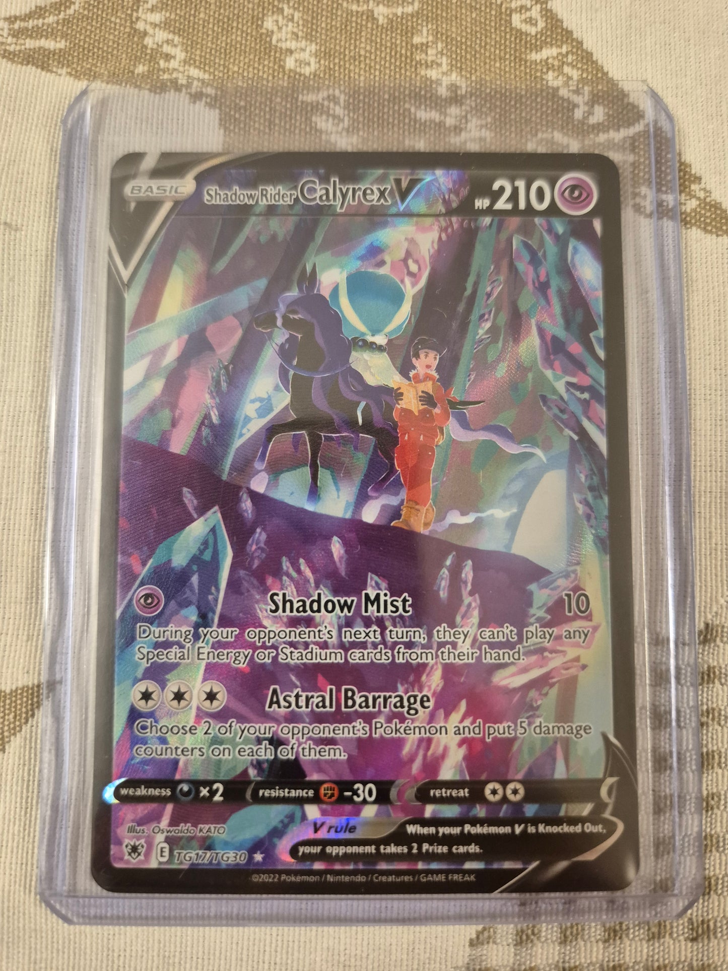 Shadow Rider Calyrex V - TG17/TG30 - Astral Radiance