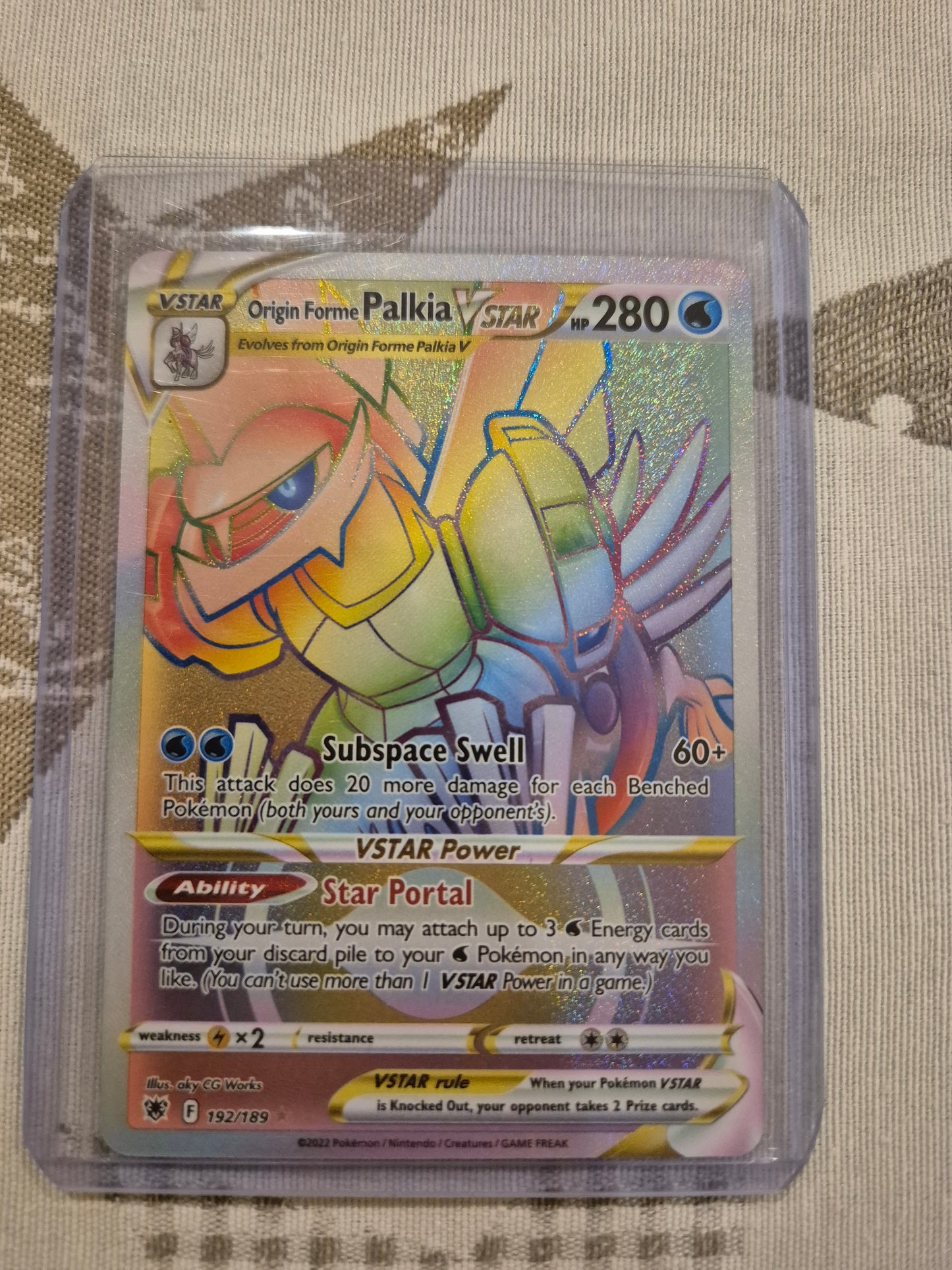 Origin Forme Palkia VSTAR - 192/189 - Astral Radiance