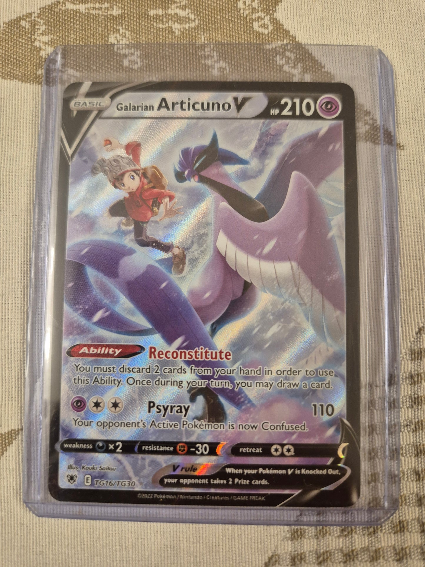 Galarian Articuno V - TG16/TG30 - Astral Radiance