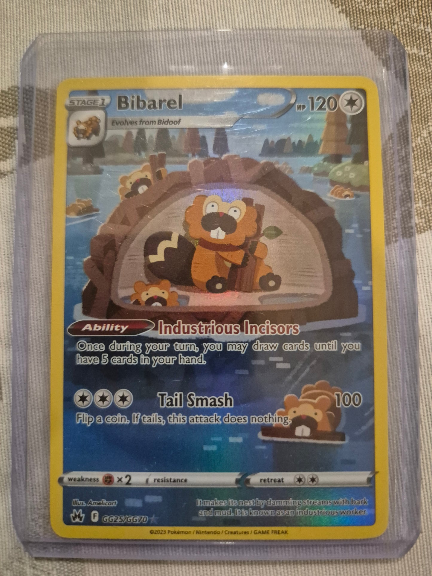 Bibarel - GG25/GG70 - Crown Zenith